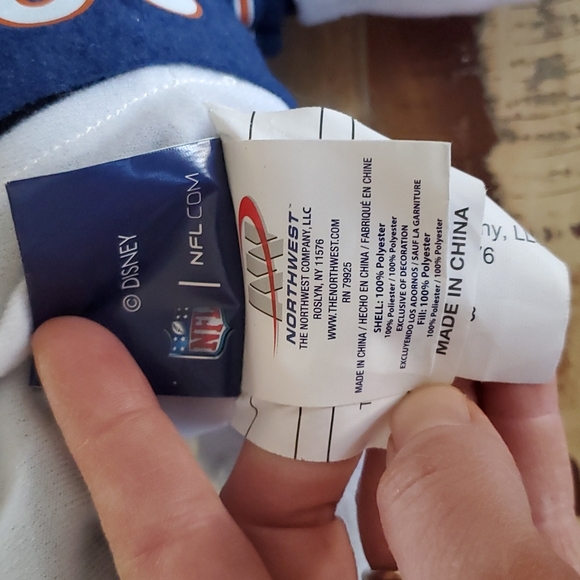 Disney NFL Chicago Bears Mickey Mouse Plush 2013 GUC - Picture 10 of 12